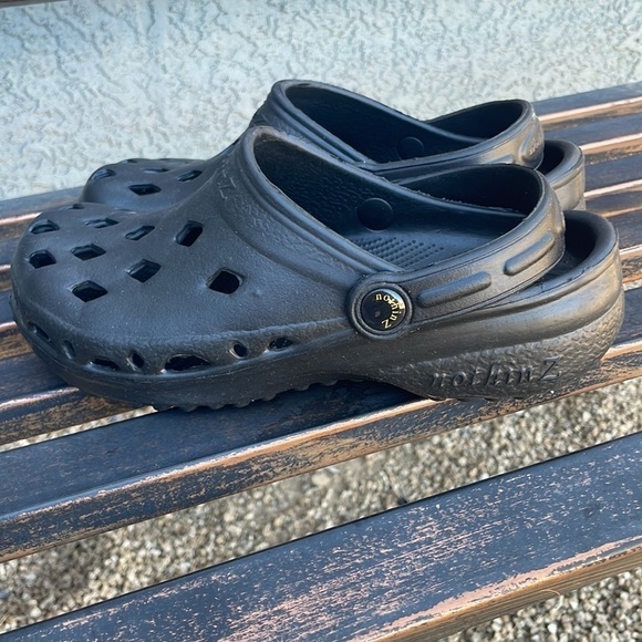 NOTHINZ Eva Diamond Breeze Clogs Women’s Black Size 8 - Picture 3 of 5